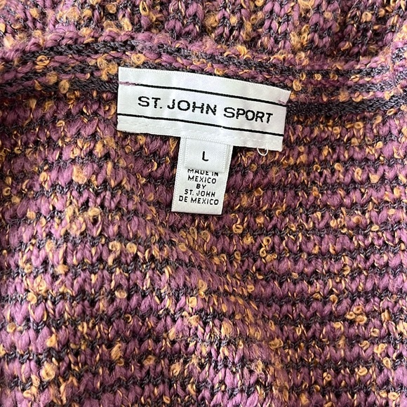 St John Sport Fall 06 Knit Wool Shell Sleeveless Sweater Zip - Picture 6 of 9